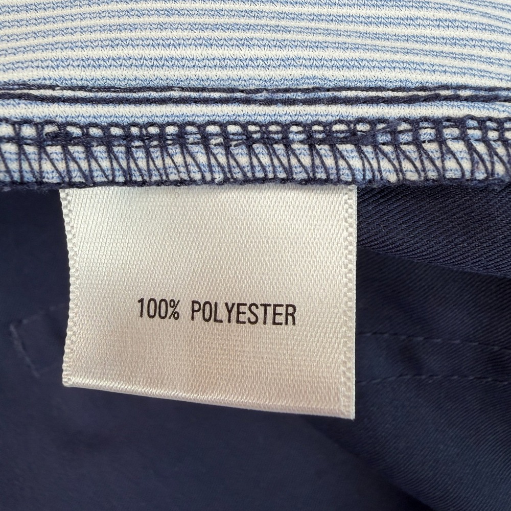 Peter Millar Mens Performance 5 Pocket Pants 34x30 Blue Straight Leg Golf - Picture 8 of 10